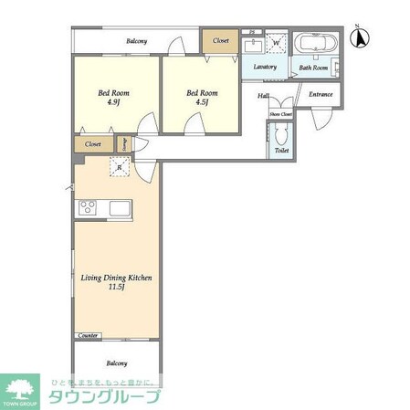 ワールドレジデンスの物件間取画像